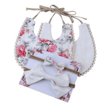 Load image into Gallery viewer, Floral Bib Set
