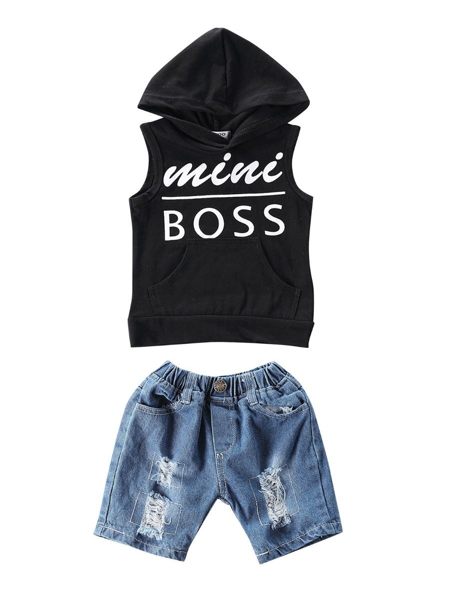 Mini Boss Shorts Set