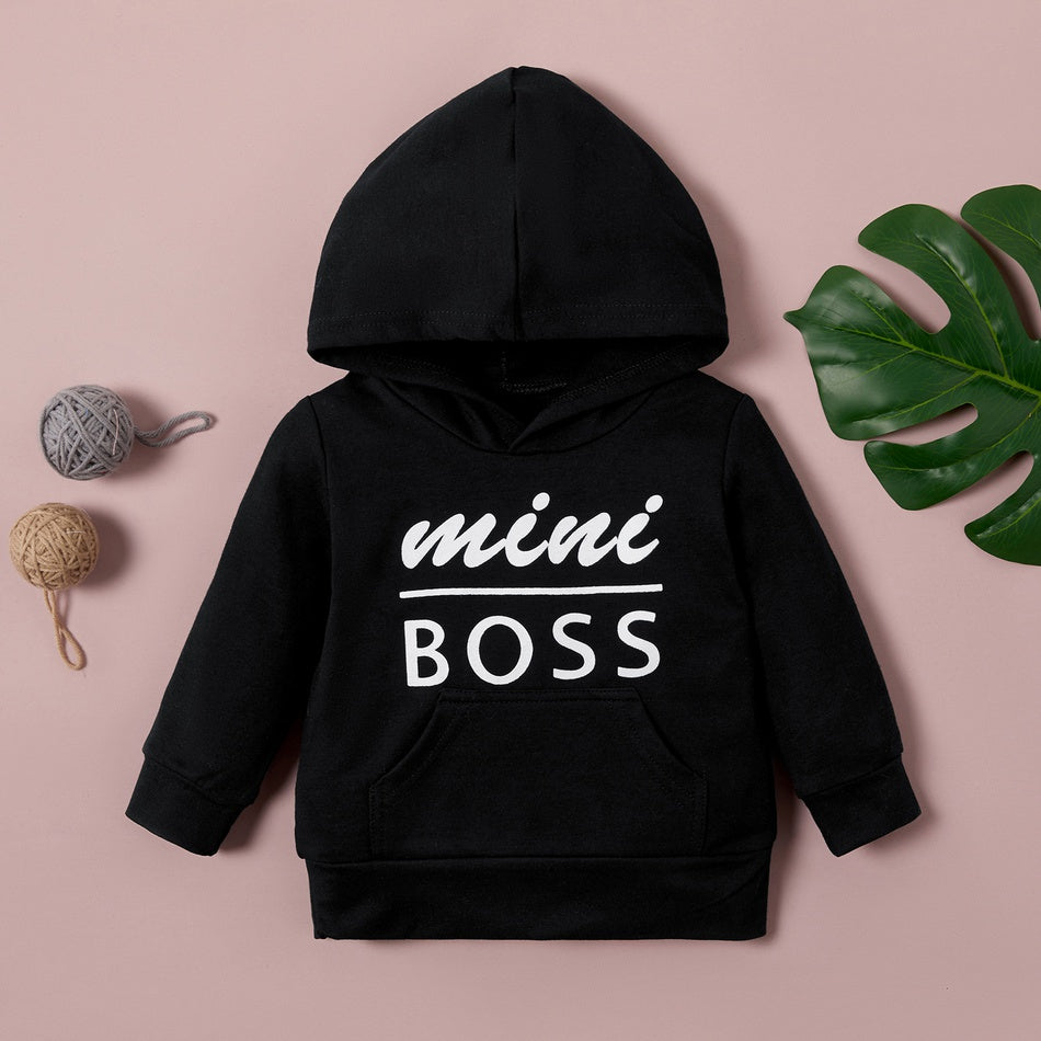Mini Boss Long Sleeve Hoody